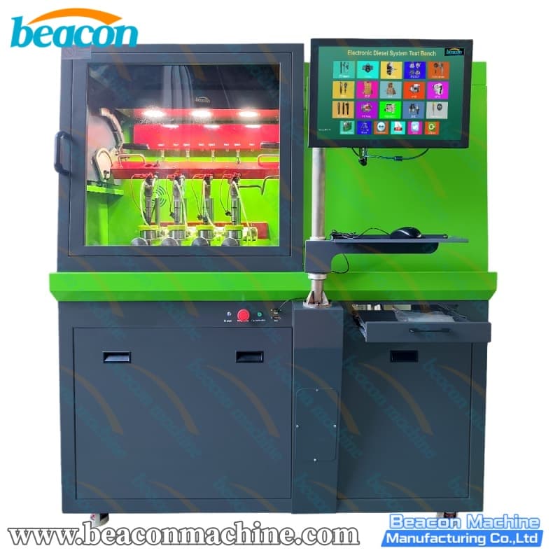 {CR304S 4-Station Common Rail Diesel Injector Test Bench with Coding}