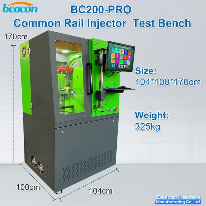 {BC200-PRO Servo Motor Common Rail Injector Test Bench with Coding BIP}