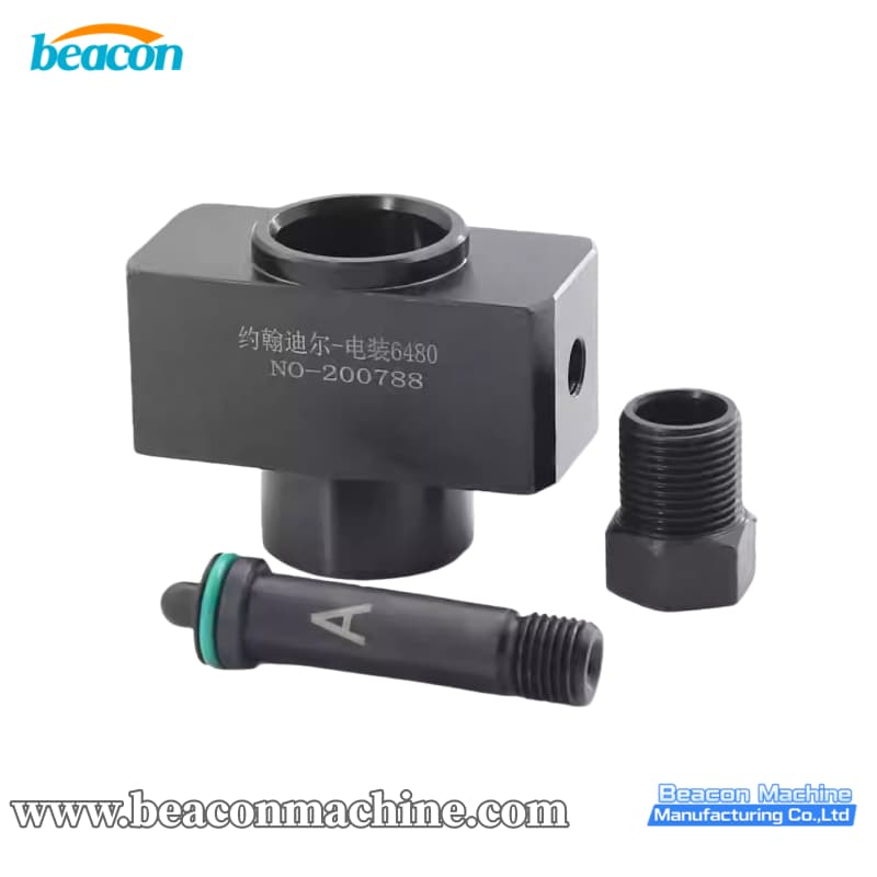 {Oil Return Test Fixture for John Deere Denso Injectors (6480 Series)}