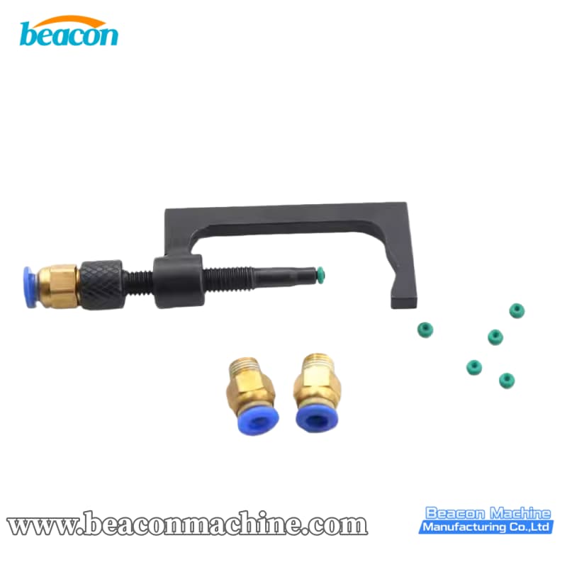 {Diesel Common Rail Injector Test Fixture Oil Return Universal Adapter}