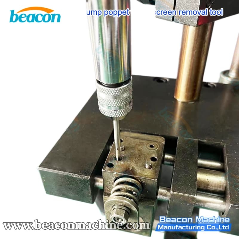 {Poppet Valve Filter Removal Tool for CAT C7 C9 Actuation Pumps}