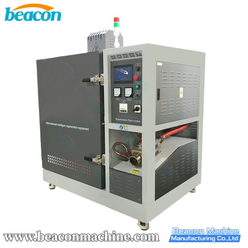 DPF regeneration machine